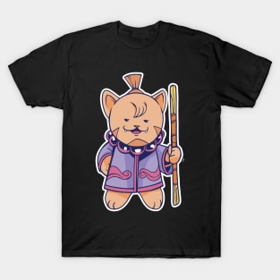 D&D Monk Class Kawaii Cat T-Shirt T-Shirt